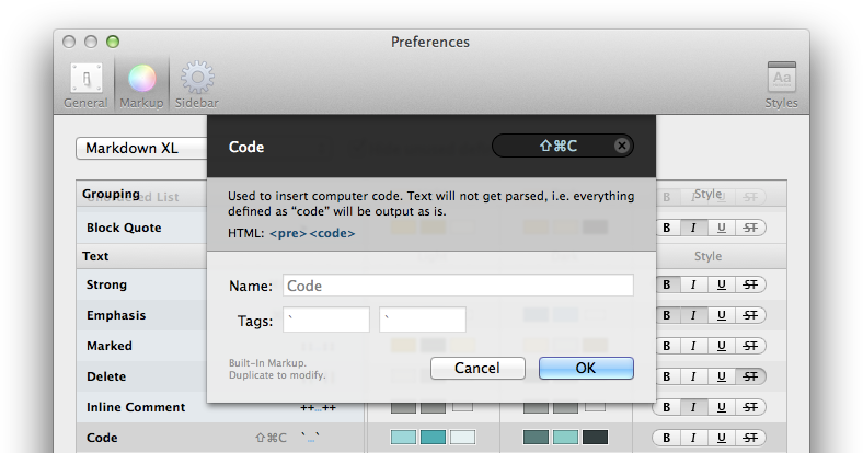 Ulysses Tips: Shortcuts