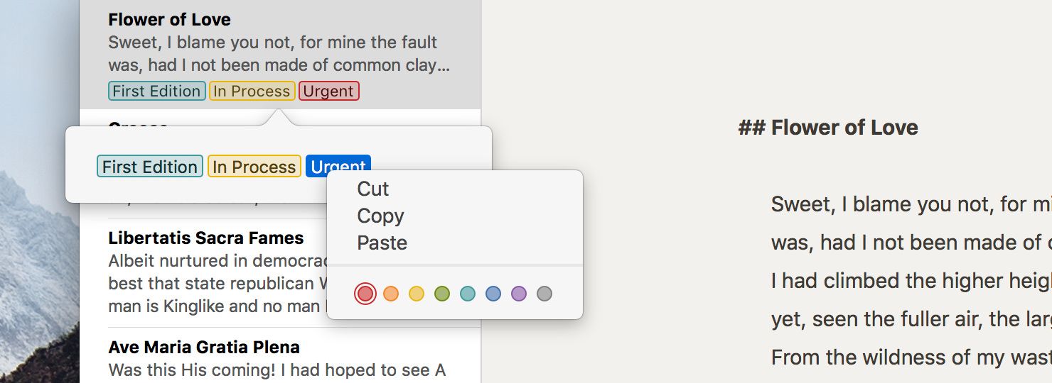 Use Colored Keywords for a Better Overview