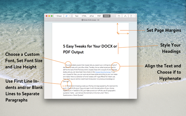 5 Easy Tweaks for Your DOCX or PDF Output