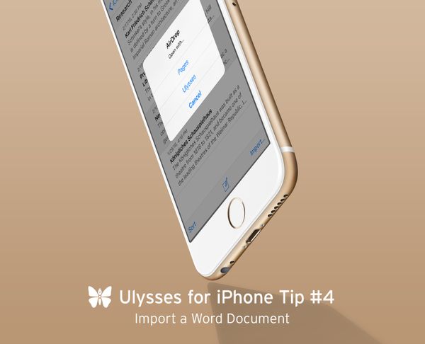 Import a Word Document