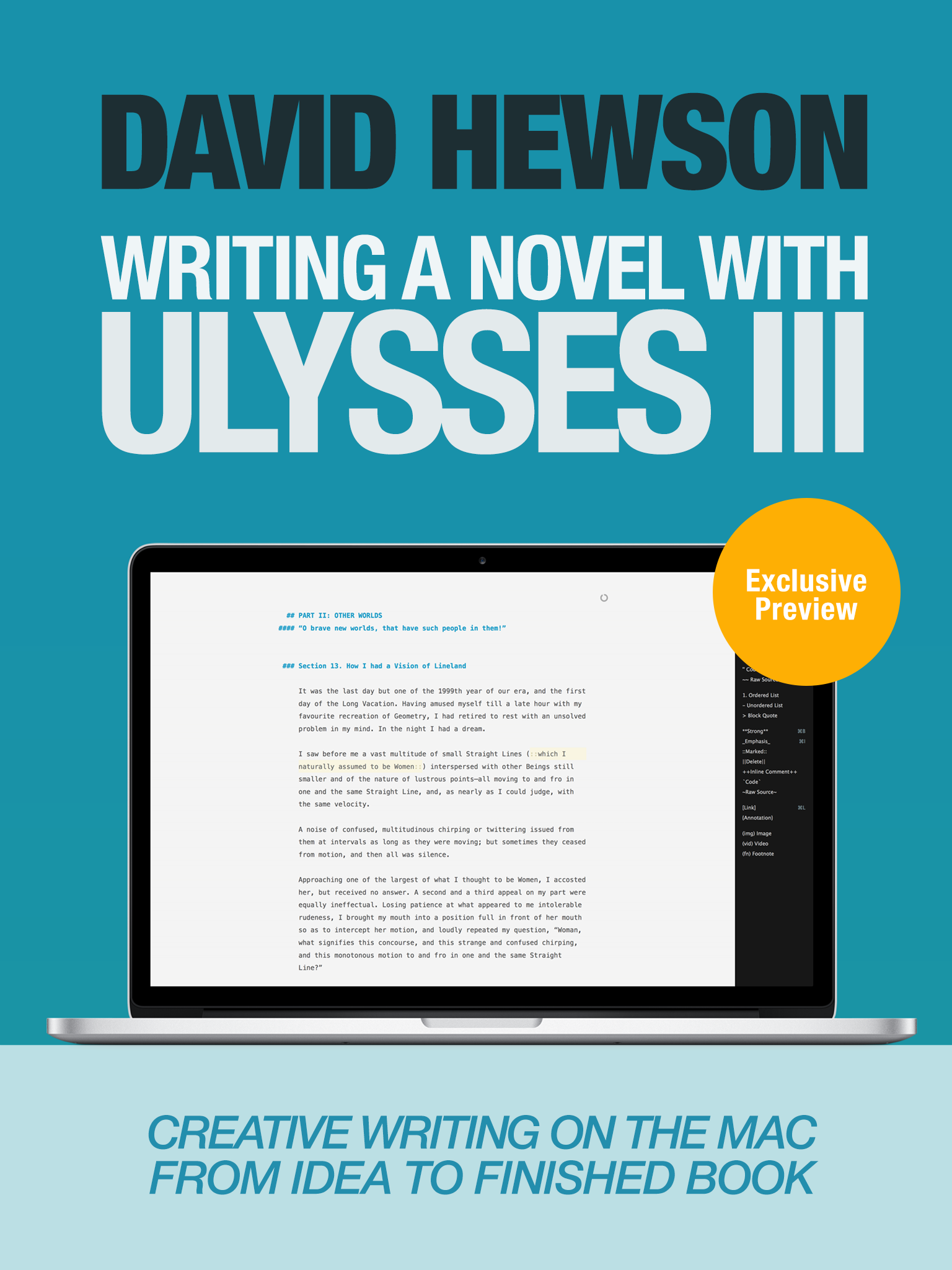 Writing a Novel With Ulysses III Sample Cover