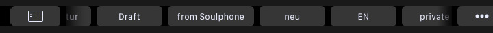 Touch Bar Keywords