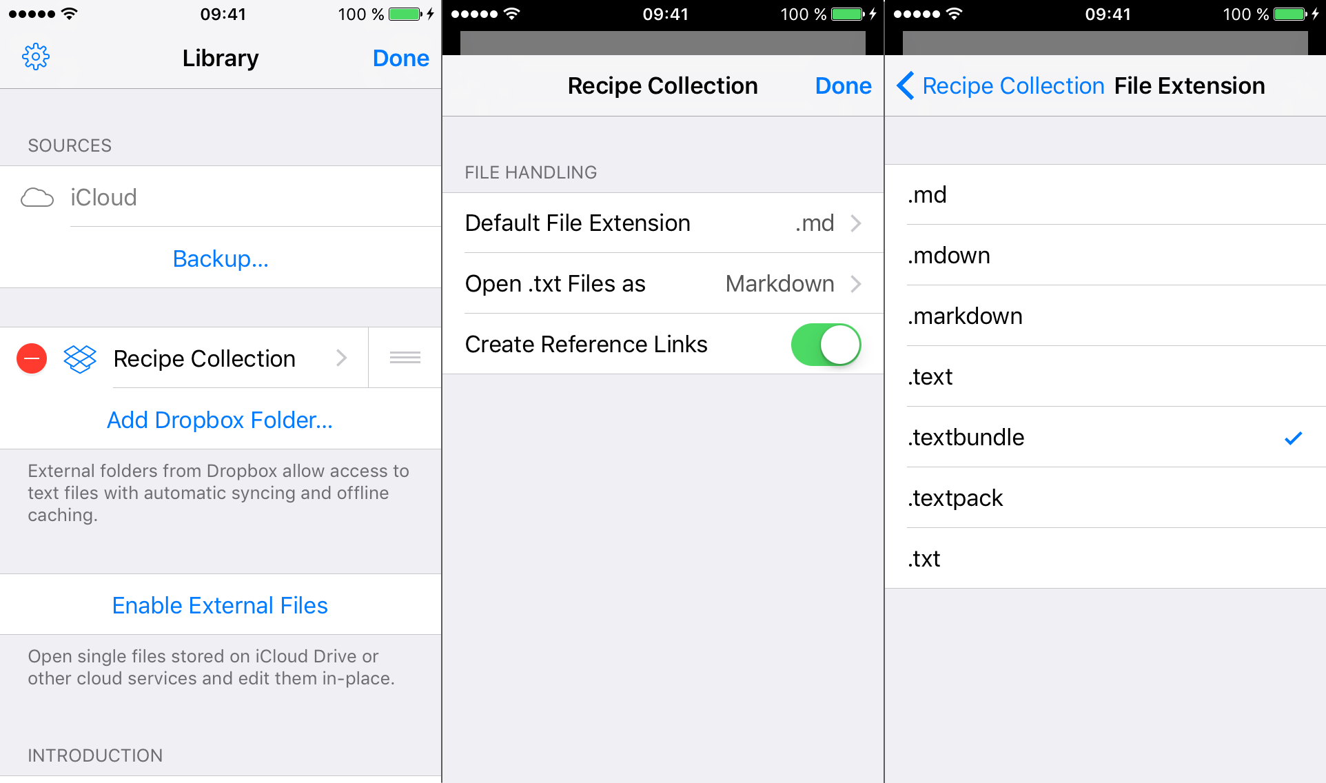 Setting the File Extension for New Sheets on iOS