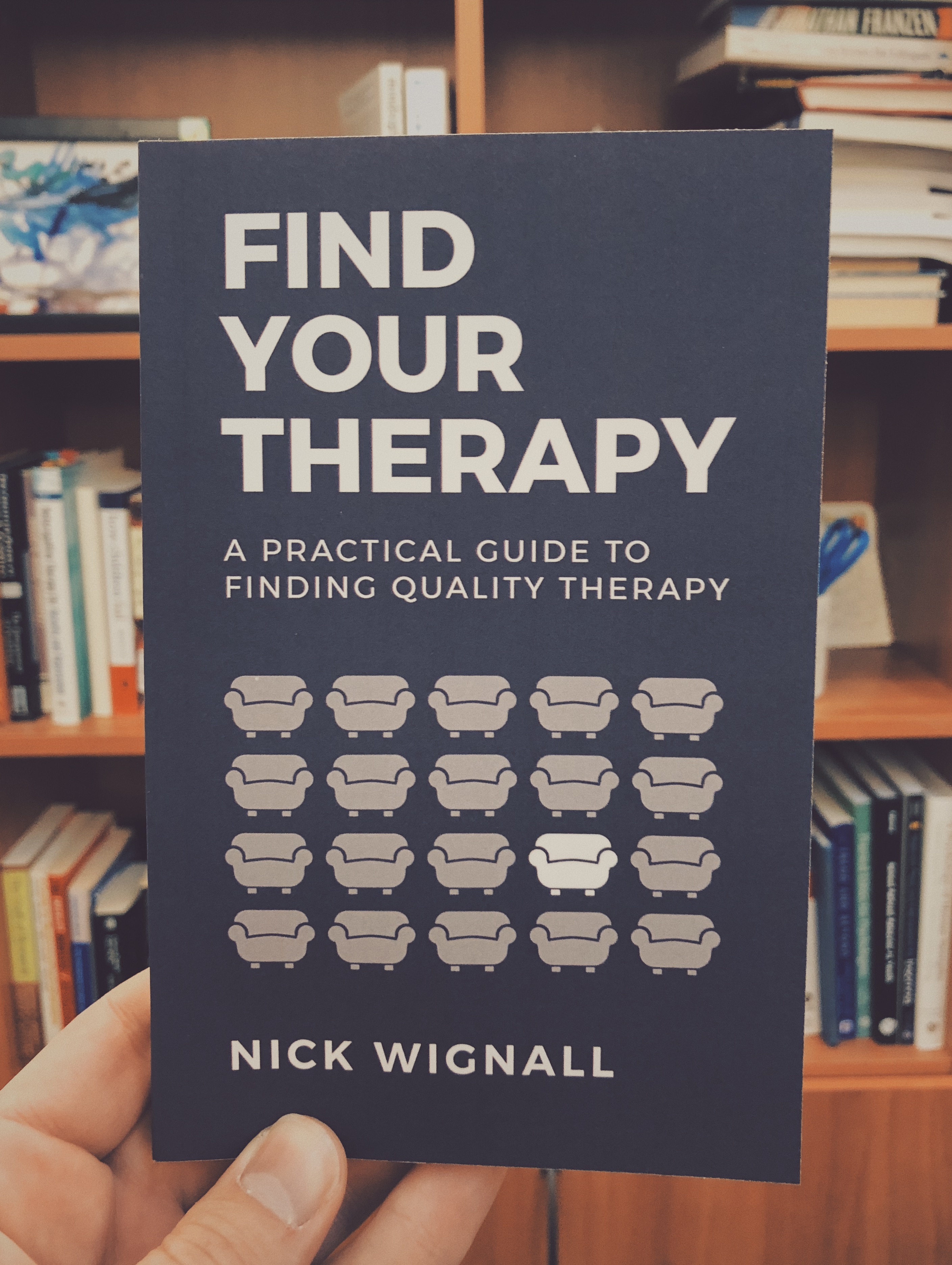 “Find Your Therapy” Book Cover